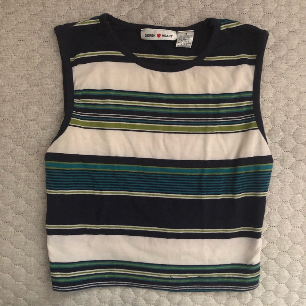 Vintage 90s Crop Muscle Tee